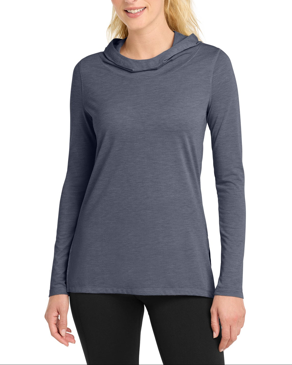 Sport-Tek® Women's PosiCharge® Tri-Blend Wicking Long Sleeve Hoodie