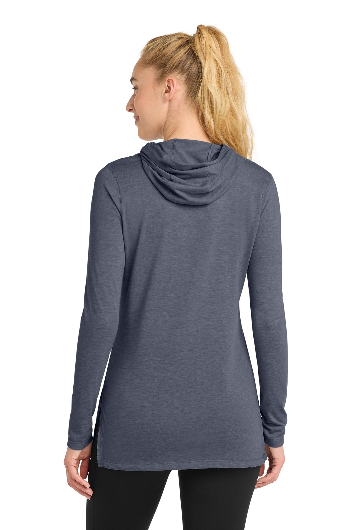 Sport-Tek® Women's PosiCharge® Tri-Blend Wicking Long Sleeve Hoodie