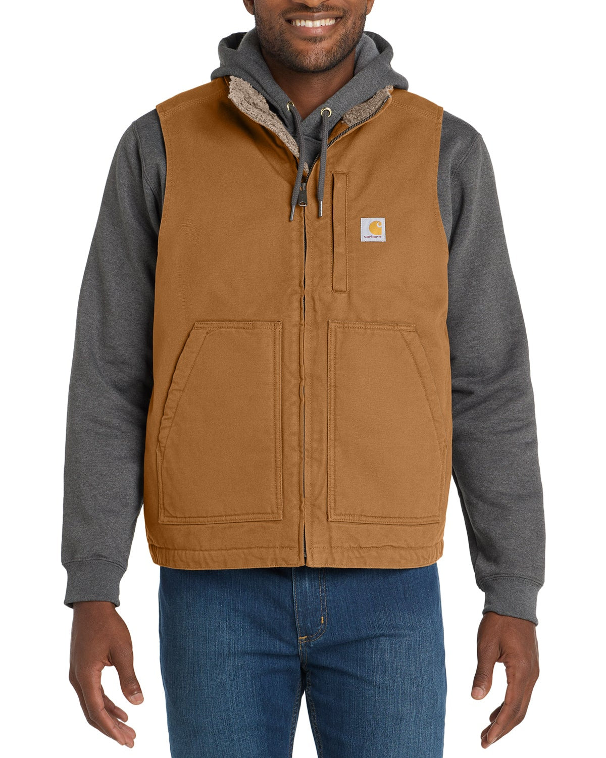 Carhartt® Sherpa-Lined Mock Neck Vest