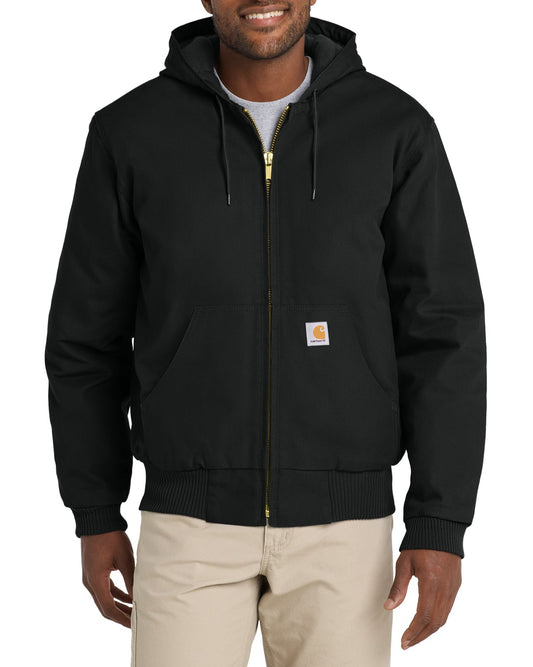 Carhartt® Quilted-Flannel-Lined Duck Active Jacket