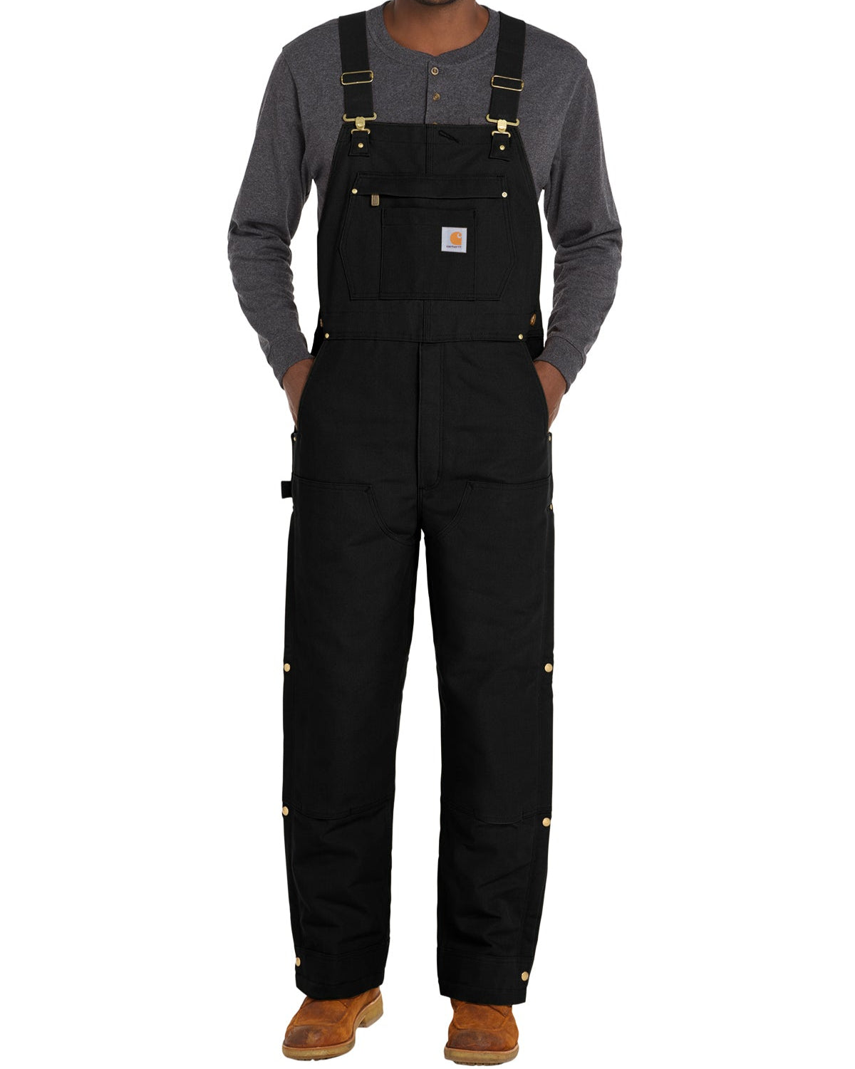 Carhartt® Short Firm Duck Insulated Bib Overalls
