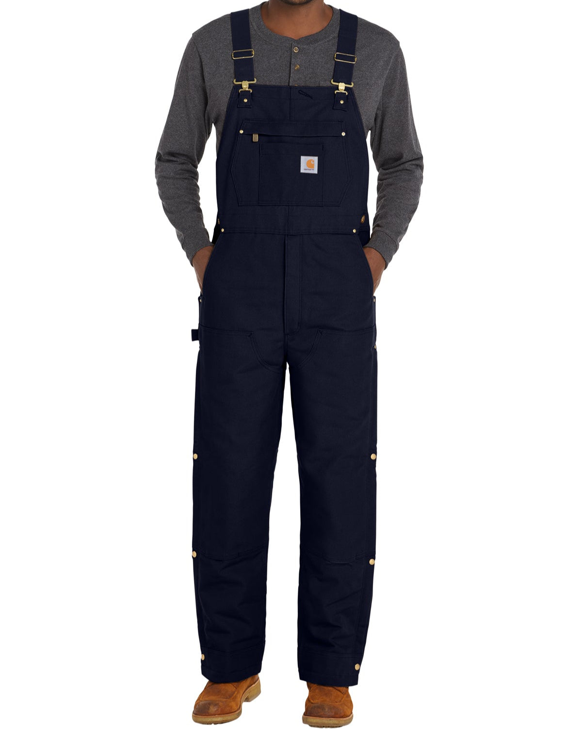 Carhartt® Short Firm Duck Insulated Bib Overalls
