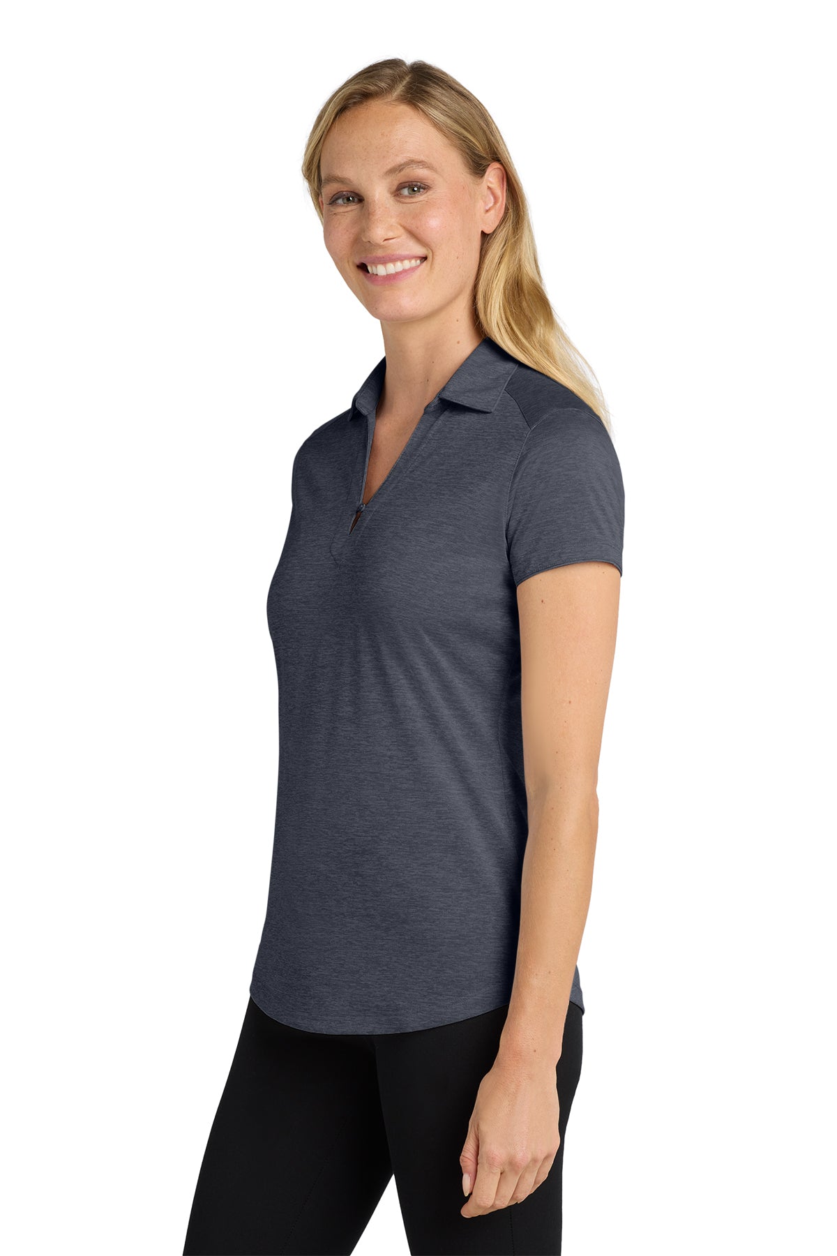 Port Authority® Women's Digi Heather Performance Polo