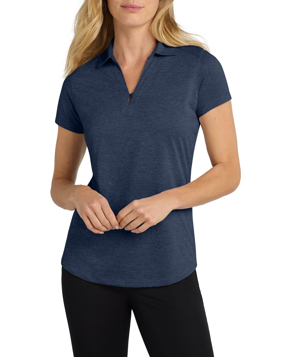 Port Authority® Women's Digi Heather Performance Polo