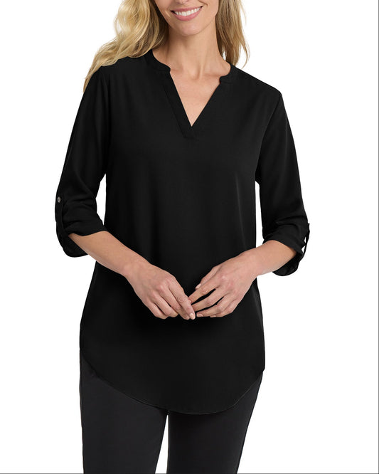 Port Authority® Women's 3/4-Sleeve Tunic Blouse
