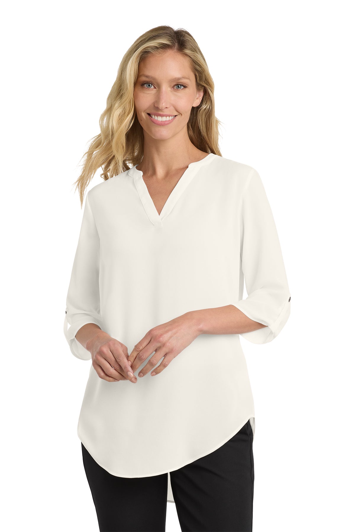 Port Authority® Women's 3/4-Sleeve Tunic Blouse