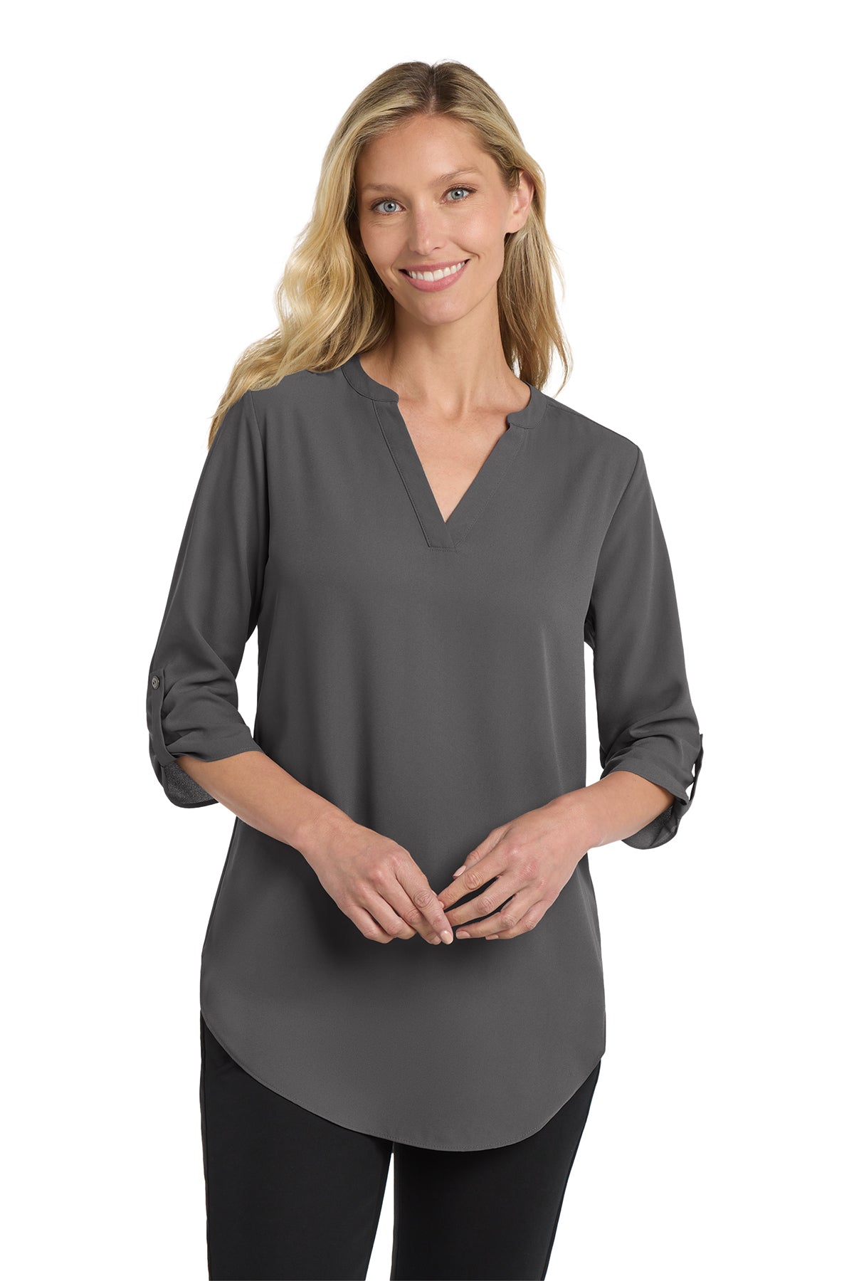 Port Authority® Women's 3/4-Sleeve Tunic Blouse