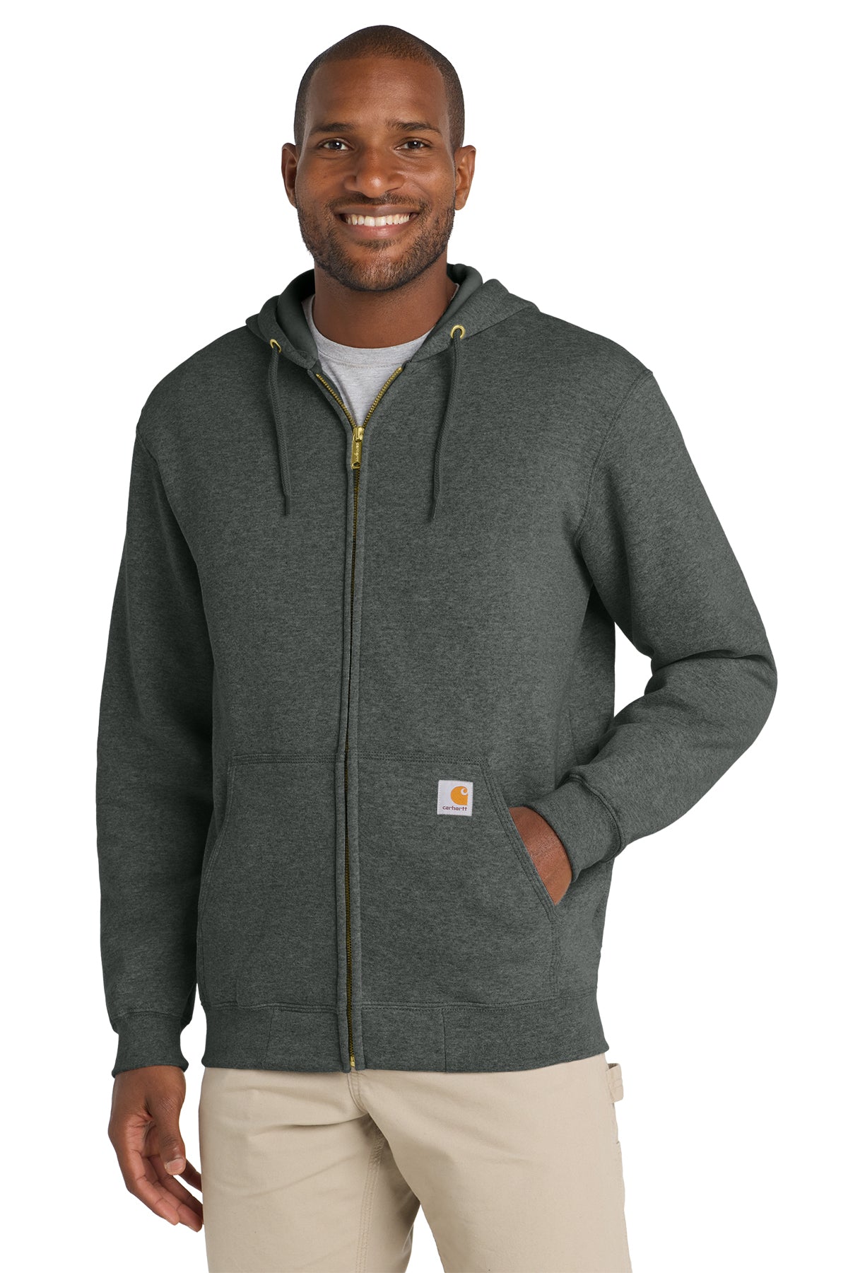 Carhartt® Midweight Hooded Zip-Front Sweatshirt