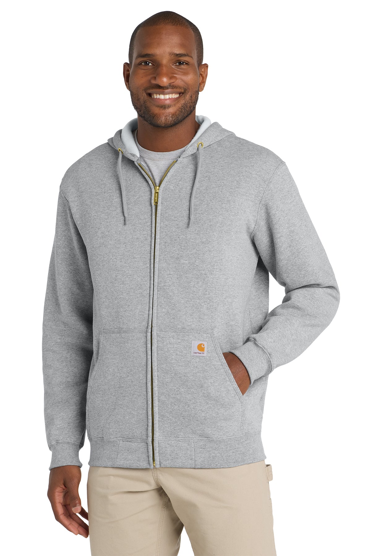 Carhartt® Midweight Hooded Zip-Front Sweatshirt