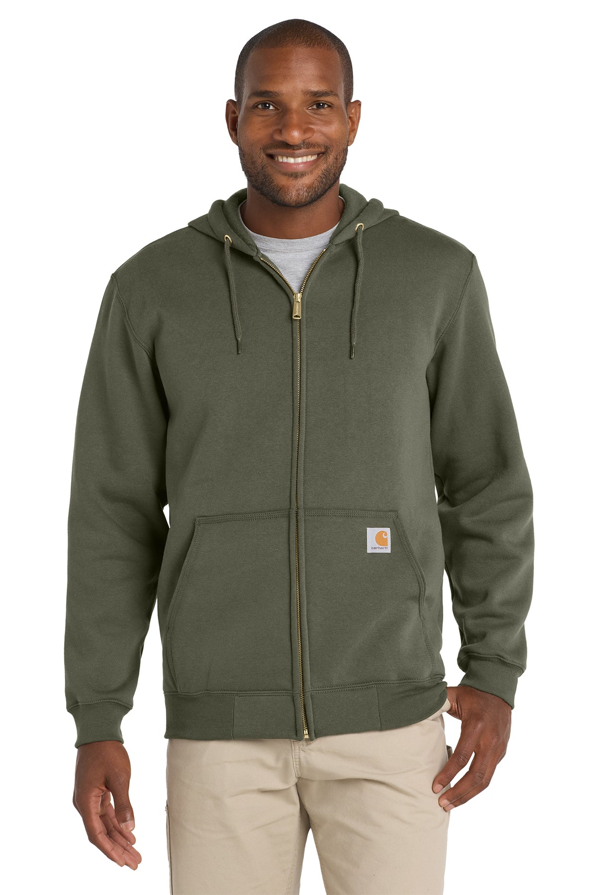 Carhartt® Midweight Hooded Zip-Front Sweatshirt