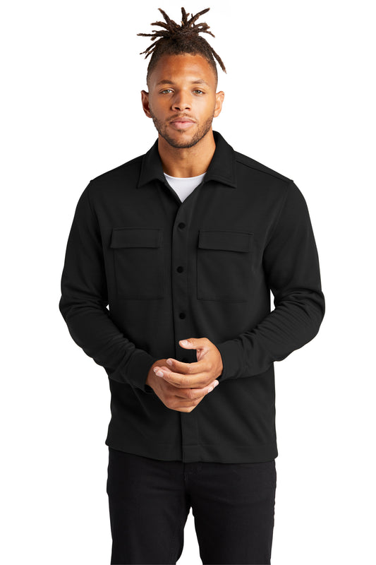Mercer+Mettle® Double-Knit Snap Front Jacket